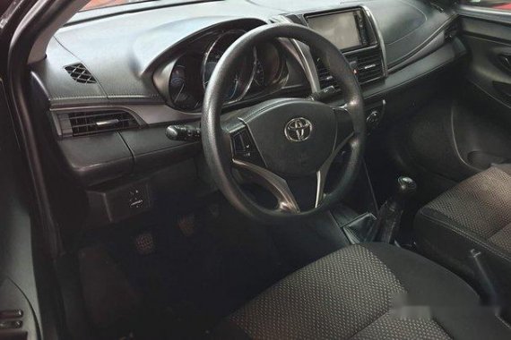 Black Toyota Vios 2015 Manual Gasoline for sale