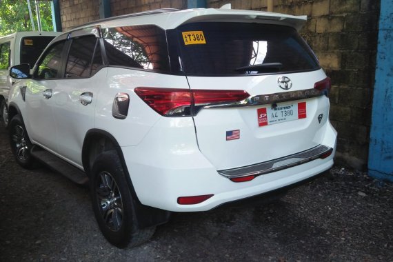 White 2018 Toyota Fortuner at 10000 km for sale 