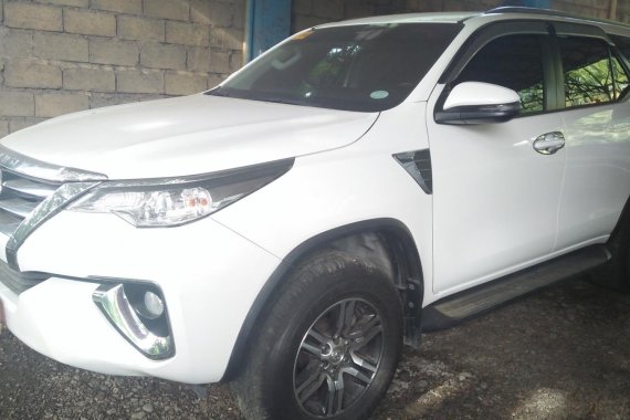 White 2018 Toyota Fortuner at 10000 km for sale 