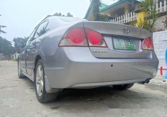 Silver Honda Civic 2007 at 80000 km for sale