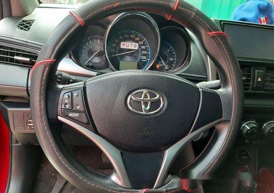 Red Toyota Vios 2015 Automatic Gasoline for sale