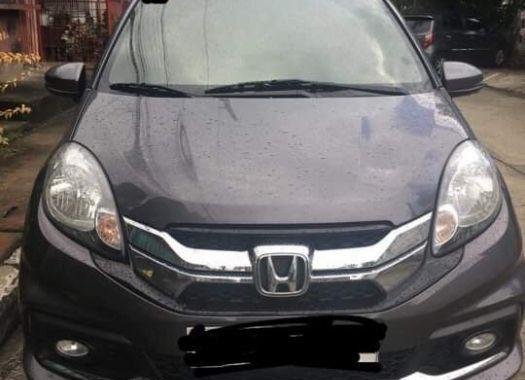 Grey Honda Mobilio 2016 for sale in Marikina 