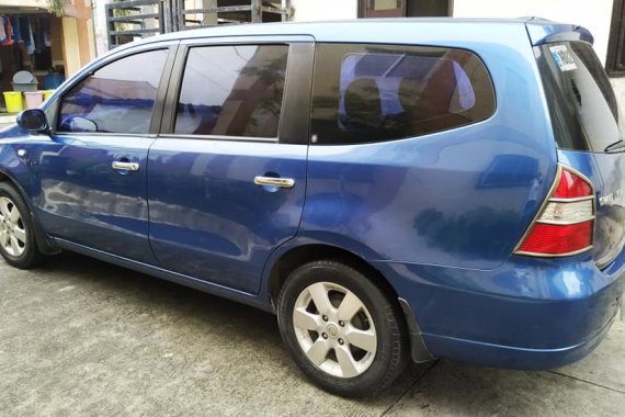 Blue 2008 Nissan Grand Livina Automatic Gasoline for sale 