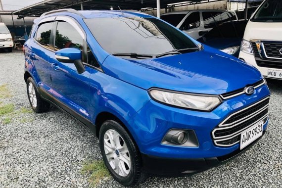 Blue 2014 Ford Ecosport Automatic Gasoline for sale 