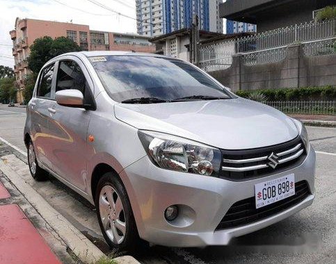 Silver Suzuki Celerio 2017 Manual Gasoline for sale 