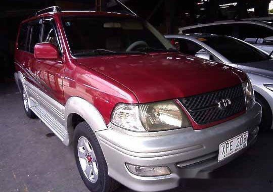 Red Toyota Revo 2004 Manual Gasoline for sale