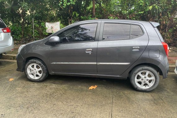 Grey Toyota Wigo 2017 for sale in Quezon City 