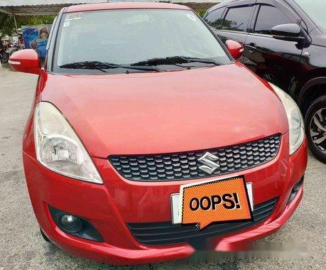 Red Suzuki Swift 2015 Manual Gasoline for sale