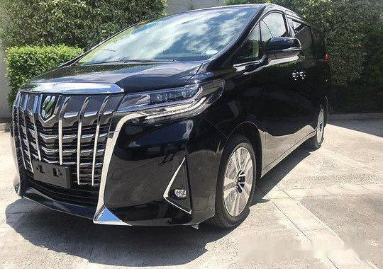 Black Toyota Alphard 2019 Automatic Gasoline for sale