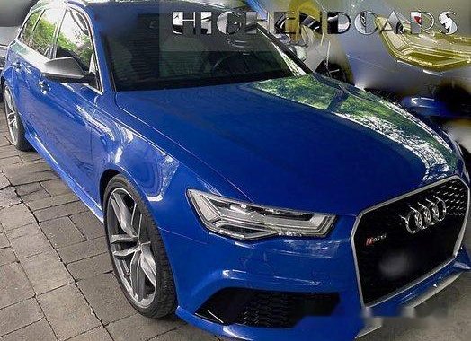 Blue Audi Rs6 2016 at 6000 km for sale 