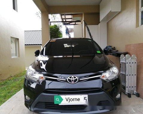 Black Toyota Vios 2017 Automatic Gasoline for sale 