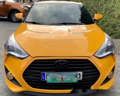 Sell Yellow 2013 Hyundai Veloster Automatic Gasoline at 50000 km