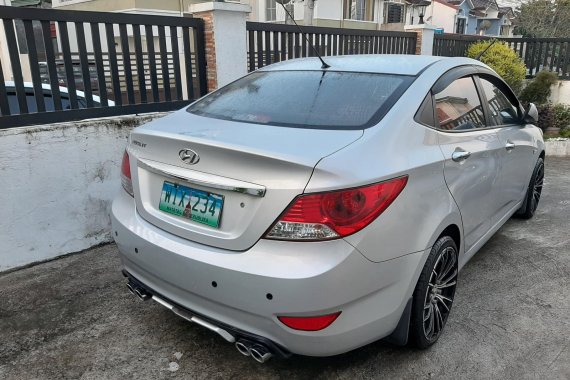 Silver 2013 Hyundai Accent Sedan for sale in Imus 