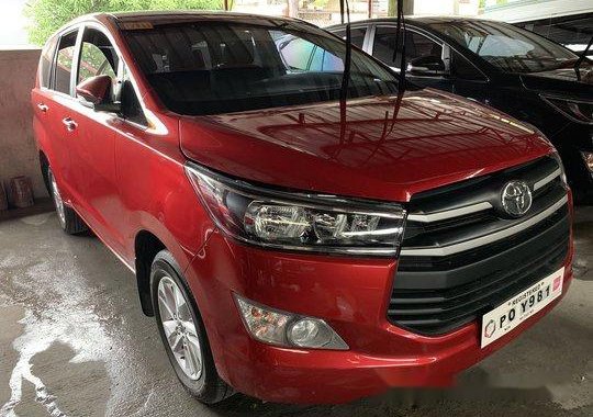 Red Toyota Innova 2019 Manual for sale 