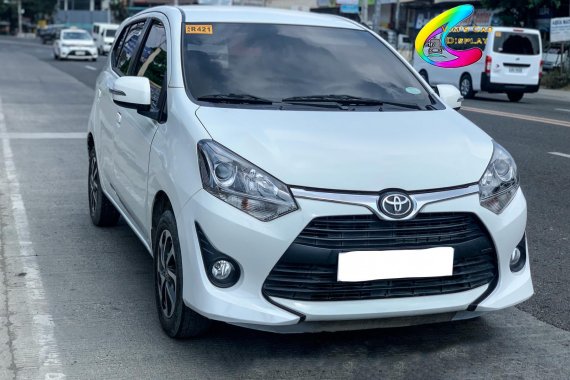 White Toyota Wigo 2018 Automatic for sale in Davao City 