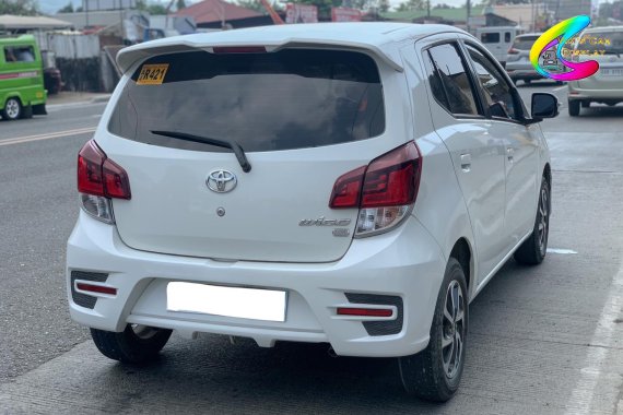 White Toyota Wigo 2018 Automatic for sale in Davao City 