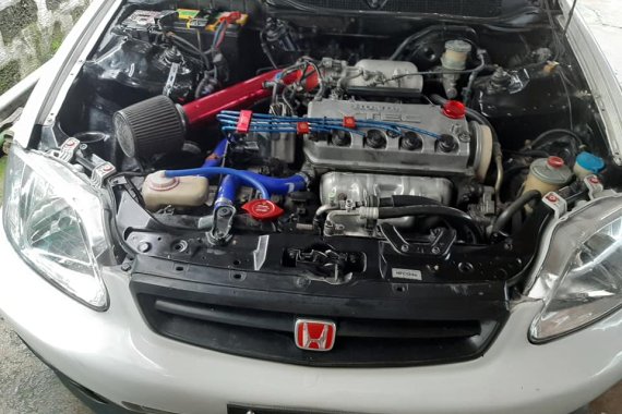 Selling White Honda Civic 1999 Sedan in Pampanga 