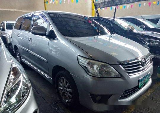 Silver Toyota Innova 2013 Manual Diesel for sale