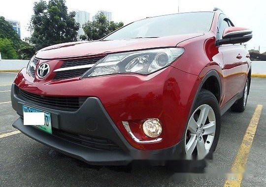 Red Toyota Rav4 2014 Automatic Gasoline for sale in Quezon City