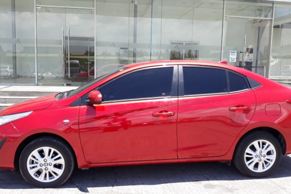 Selling Red Toyota Vios 2019 Sedan at 1000 km 