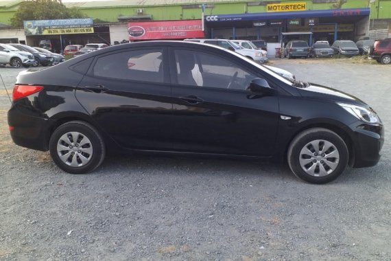 Black 2018 Hyundai Accent Manual Gasoline for sale 