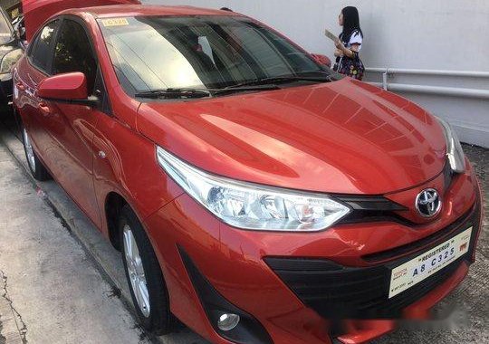 Orange Toyota Vios 2018 Automatic Gasoline for sale