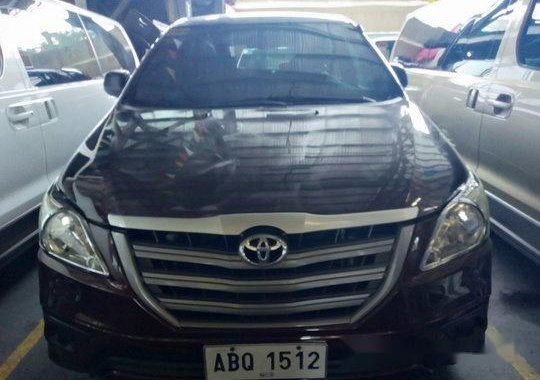Brown Toyota Innova 2016 for sale 