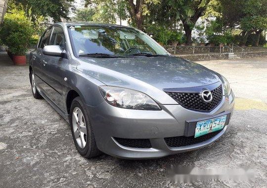 Grey Mazda 3 2004 at 35000 km for sale