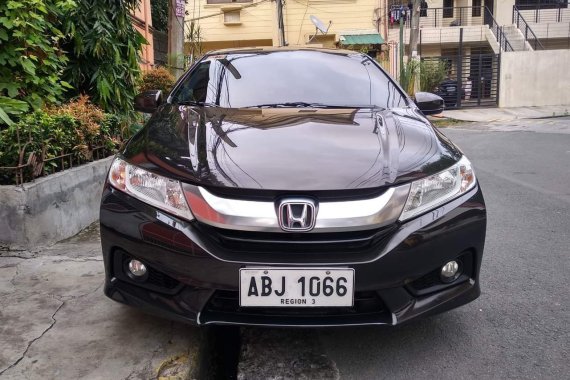 Black Honda City 2015 Automatic Gasoline for sale 