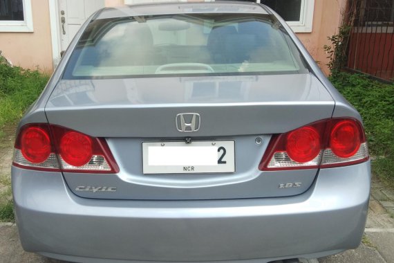 Selling Silver Honda Civic 2008 Automatic Gasoline 