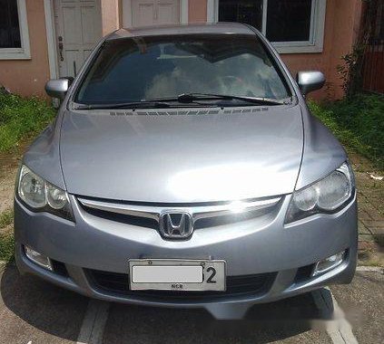 Selling Silver Honda Civic 2008 at 98000 km 