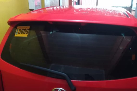 Selling Red Toyota Wigo 2017 Hatchback in Caloocan 