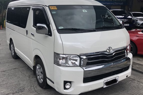 Sell White 2018 Toyota Hiace at 11000 km in Pasig 