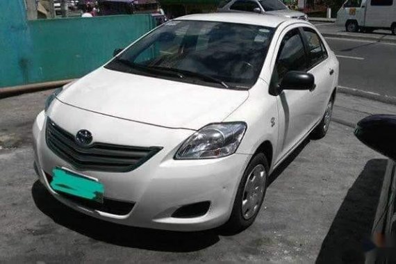 Used White Toyota Vios 2012 Manual Gasoline for sale in San Mateo