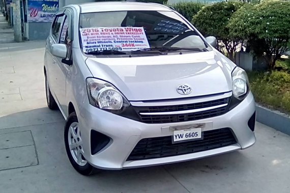 Used 2016 Toyota Wigo Manual Gasoline for sale 