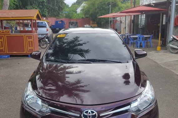 2016 Toyota Vios 1.3 E Manual Maroon for sale in Manila