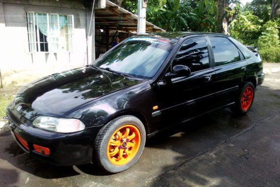 Selling Black Honda Civic 1994 Manual Gasoline in Naga 