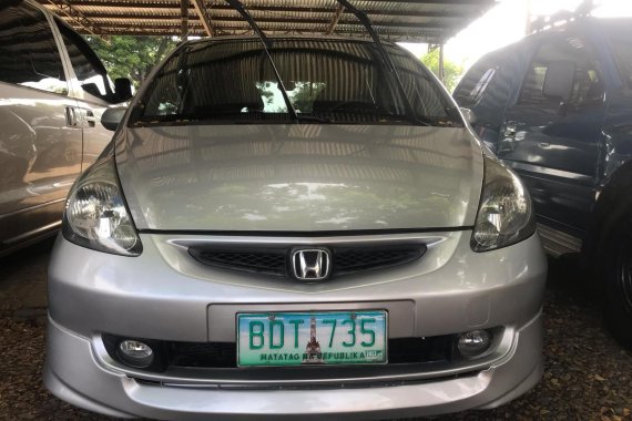 Silver 2002 Honda Jazz Hatchback at 80000 km for sale 