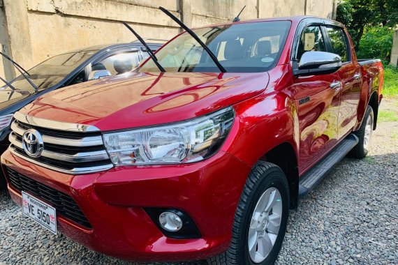Red 2016 Toyota Hilux Truck Manual Diesel for sale 