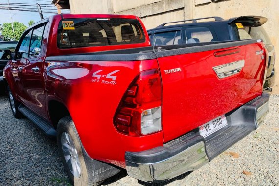 Red 2016 Toyota Hilux Truck Manual Diesel for sale 