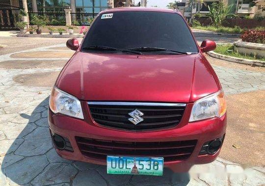 Red Suzuki Alto 2012 for sale Talisay