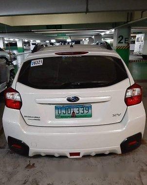 White Subaru Xv 2013 Automatic Gasoline for sale 