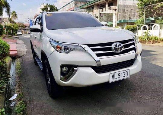 White Toyota Fortuner 2017 at 22000 km for sale 