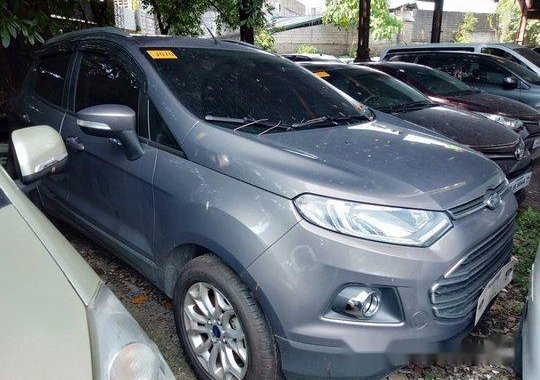 Grey Ford Ecosport 2018 Automatic Gasoline for sale 