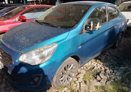 Blue Mitsubishi Mirage G4 2015 at 58000 km for sale 