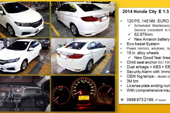 2nd Hand 2014 Honda City at 53000 km for sale 