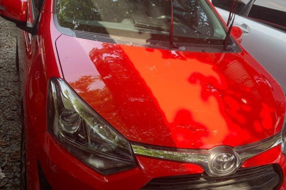 Selling Red Toyota Wigo 2019 in Quezon City
