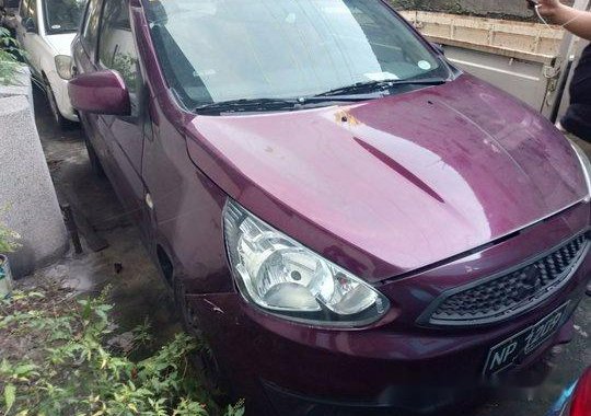 Sell Red 2016 Mitsubishi Mirage at 62000 km 