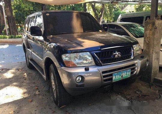 Sell Blue 2003 Mitsubishi Pajero at 150000 km 