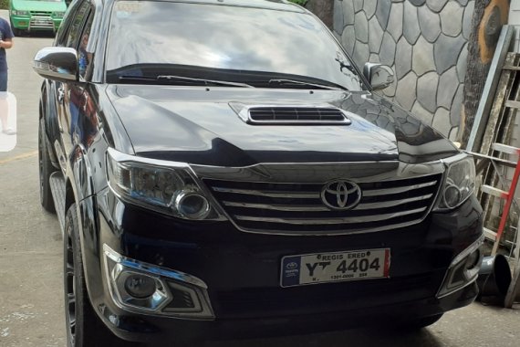 Black Toyota Fortuner 2016 Automatic Diesel for sale in Manila 